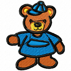 Teddy Embroidery Design 12 Teddy Embroidery Design 12